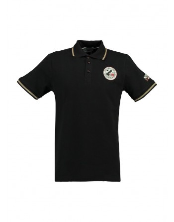 Polo Homme Geographical Norway Kamelo Noir
