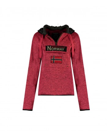 Sweat Femme Geographical Norway Upclassica Corail