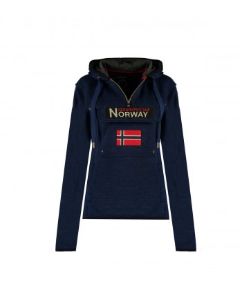 Sweat Femme Geographical Norway Upclassica Marine