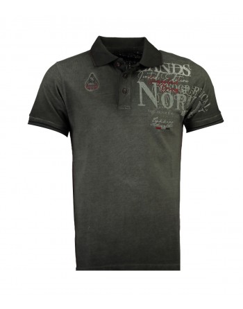 Polo Homme Geographical Norway Kadventure Noir