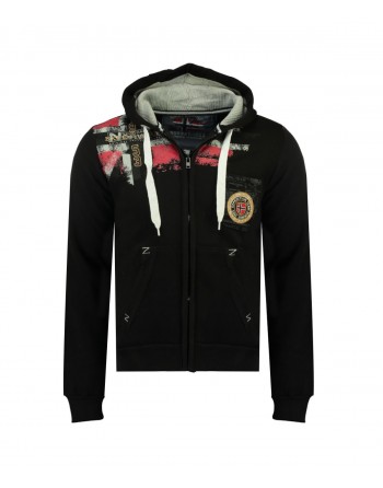 Sweat Homme Geographical Norway Fespote New Noir