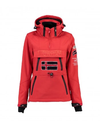 Softshell Femme Geographical Norway Topale 007 Rouge
