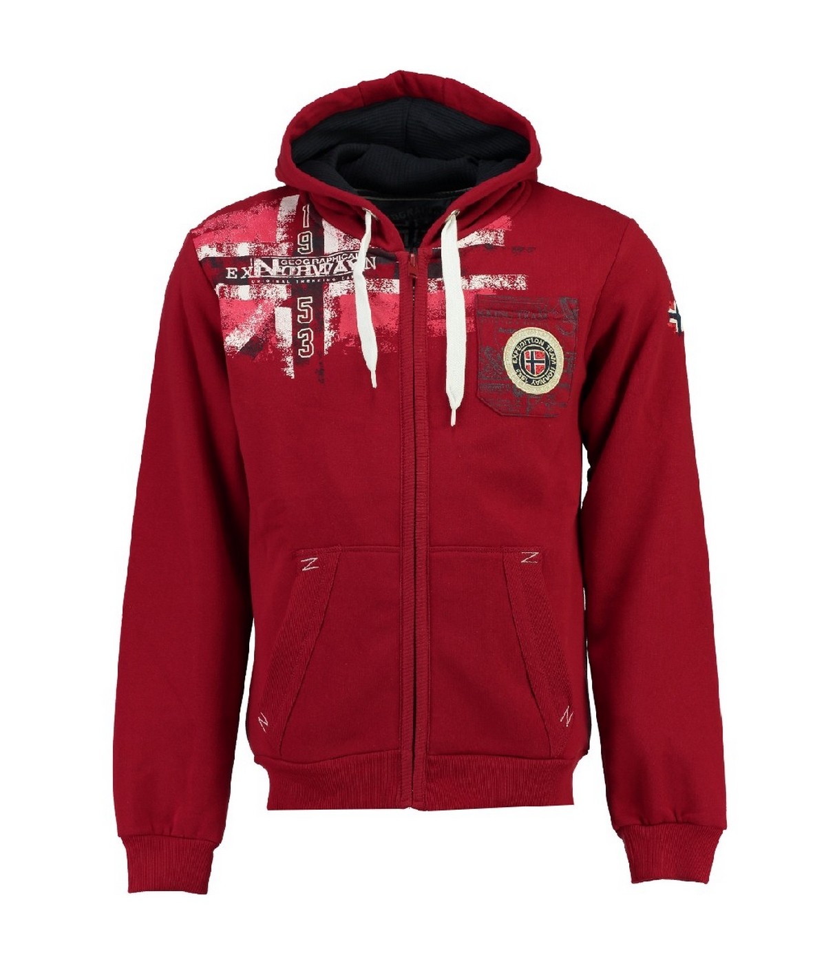Sweat Enfant Geographical Norway Fespote Bordeaux