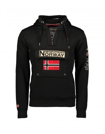 Sweat Homme Geographical Norway Gymclass DB100 Noir