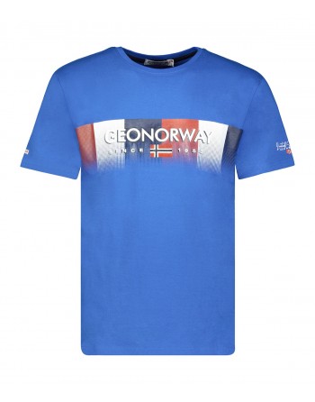 Tshirt Homme Geographical Norway Jobody Bleu