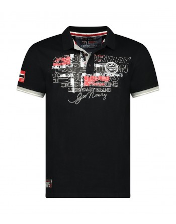 Polo Homme Geographical Norway Kutta Noir