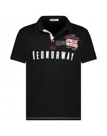 Polo Homme Geographical Norway Kason Noir
