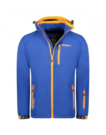Softshell Homme Geographical Norway Texico Bleu