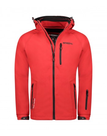 Softshell Homme Geographical Norway Texico Rouge